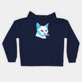 Vaporwave Cat Kids Hoodie